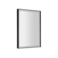 Badkamerspiegel Sapho Sort Led 47x70 cm LED-Verlichting Frame Mat Zwart