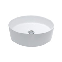 Waskom Wiesbaden Link Opzet Model Keramiek Rond 40cm Mat Wit