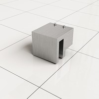 Glaskoppeling Wiesbaden Slim Voor Stabilisatiestang RVS