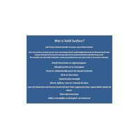 Wastafel Best Design Opera-80 Just-Solid 80x42x10 cm Mat Zwart