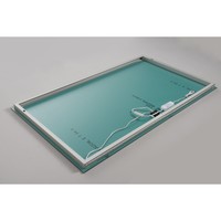 Badkamerspiegel Xenz Garda 70x70cm met Ledverlichting Boven- en Onderzijde