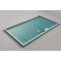 Badkamerspiegel Xenz Garda 200x70cm met Ledverlichting Boven- en Onderzijde en Spiegelverwarming