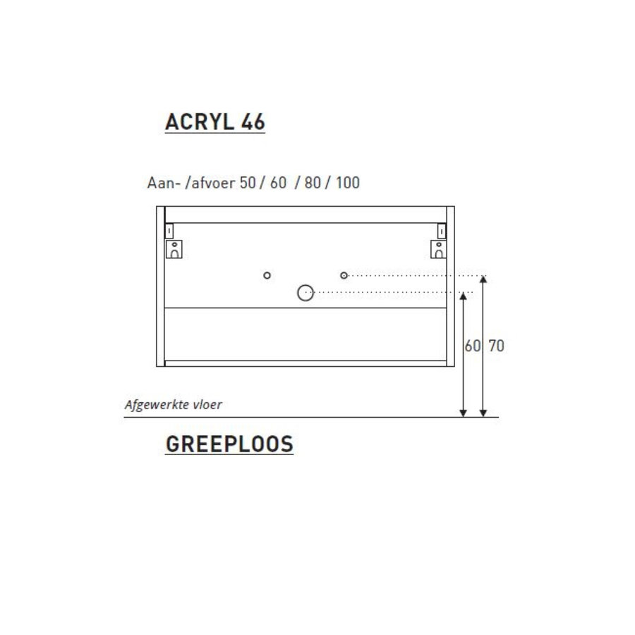 Badkamermeubel BWS Pepper Wastafel Porselein Incl Spiegelkast 2 Deurs Met 1 Kraangat 80x55x46 cm Eiken