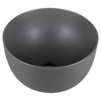 Waskom Differnz Tulip 40cm Keramiek Mat Donker Grijs