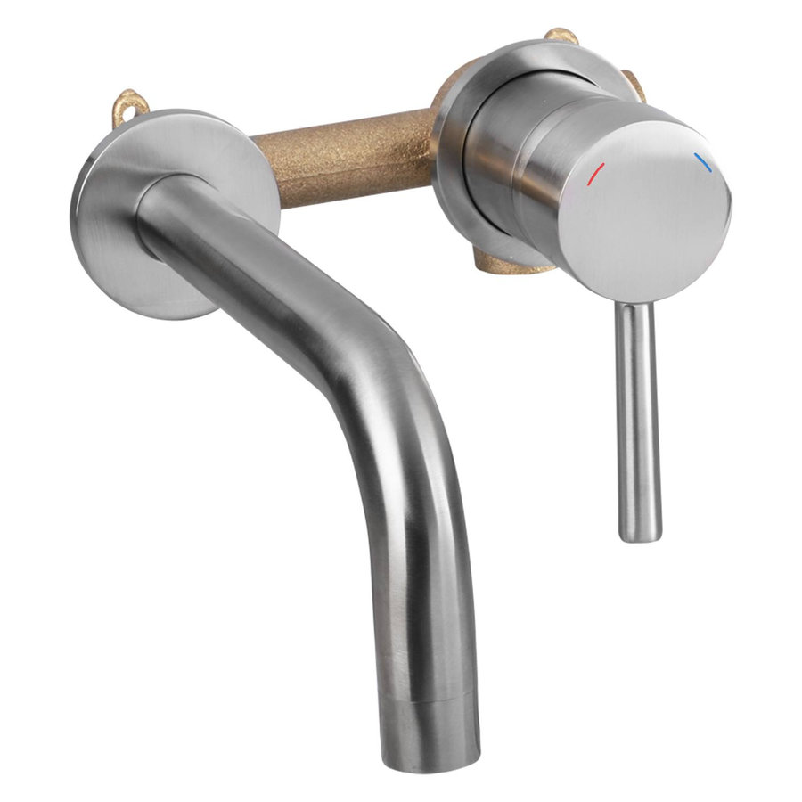 Wastafelmengkraan Differnz Inbouw Mat Chroom