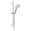 Glijstangset Differnz Deluxe 54 cm Met Handdouche en Doucheslang Chroom
