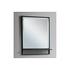 Casajoy Badkamerspiegel Casajoy 55x70cm met Planchet, Ledverlichting en Anticondens Zwart