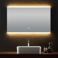 Badkamerspiegel Casajoy 100x70cm met Ledverlichting en Anticondens