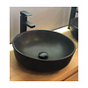 Waskom Casajoy 41x14cm Keramiek Nero Round Zwart