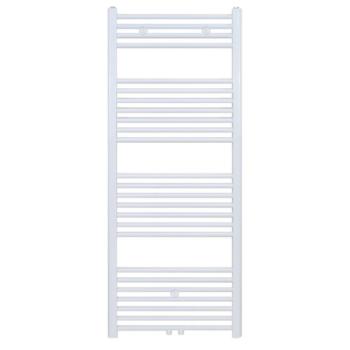 Designradiator Nile Gobi 140x40cm 556W Wit (Midden/zij-aansluiting) 