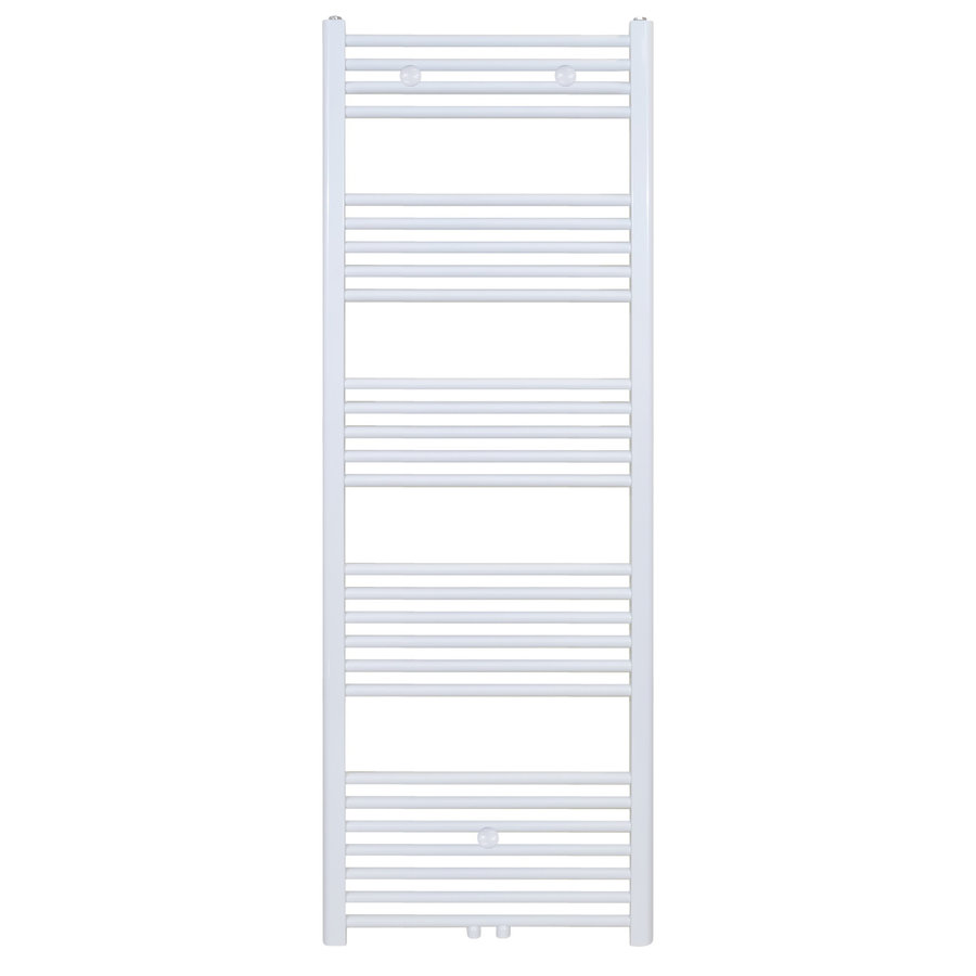 Designradiator Nile Gobi 160x40cm 614W Wit (Midden/zij-aansluiting)