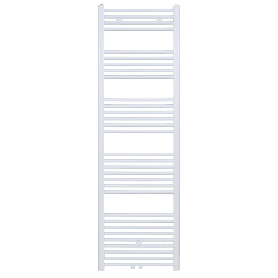 Designradiator Nile Gobi 180x40cm 699W Glanzend Wit (Midden/zij-aansluiting)