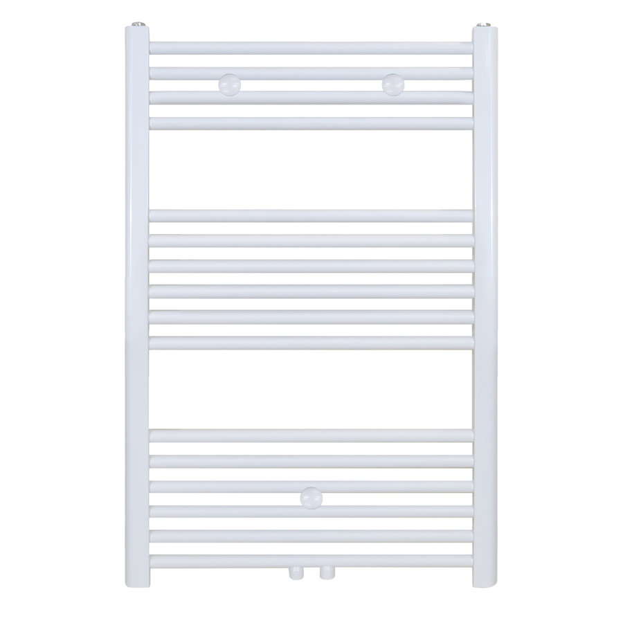 Designradiator Nile Gobi 100x50cm 436W Wit (Midden/zij-aansluiting)
