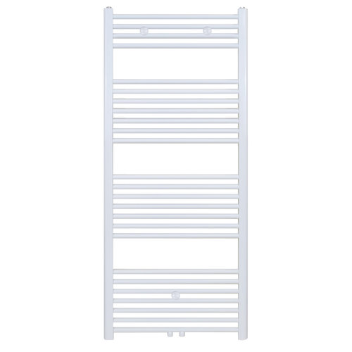 Designradiator Nile Gobi 140x50cm 655W Wit (Midden/zij-aansluiting) 