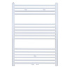 Boss & Wessing Designradiator Nile Gobi 100x60cm 496W Wit (Midden/zij-aansluiting)