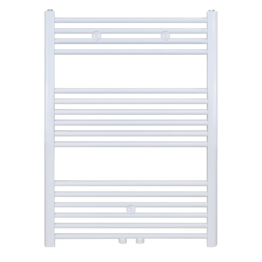 Designradiator Nile Gobi 100x60cm 496W Wit (Midden/zij-aansluiting)