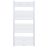 Designradiator Nile Gobi140x60cm 754W Wit (Midden/zij-aansluiting)