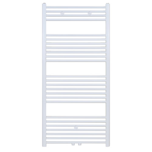 Designradiator Nile Gobi140x60cm 754W Wit (Midden/zij-aansluiting) 