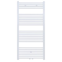 Designradiator Nile Gobi140x60cm 754W Wit (Midden/zij-aansluiting)