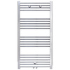 Boss & Wessing Designradiator Nile Gobi 120x50cm 376W Chroom (Midden/zij-ansluiting)