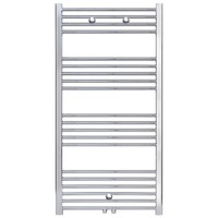 Designradiator Nile Gobi 120x50cm 376W Chroom (Midden/zij-ansluiting)