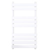 Designradiator Flora 95x50cm 475W Wit (Links Rechts Aansluiting)