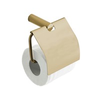 Toiletrolhouder Wiesbaden Ida Met Klep Geborsteld Messing Goud