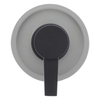 Zeepdispenser Differnz Jukon Rond 17x7x7cm Grijs