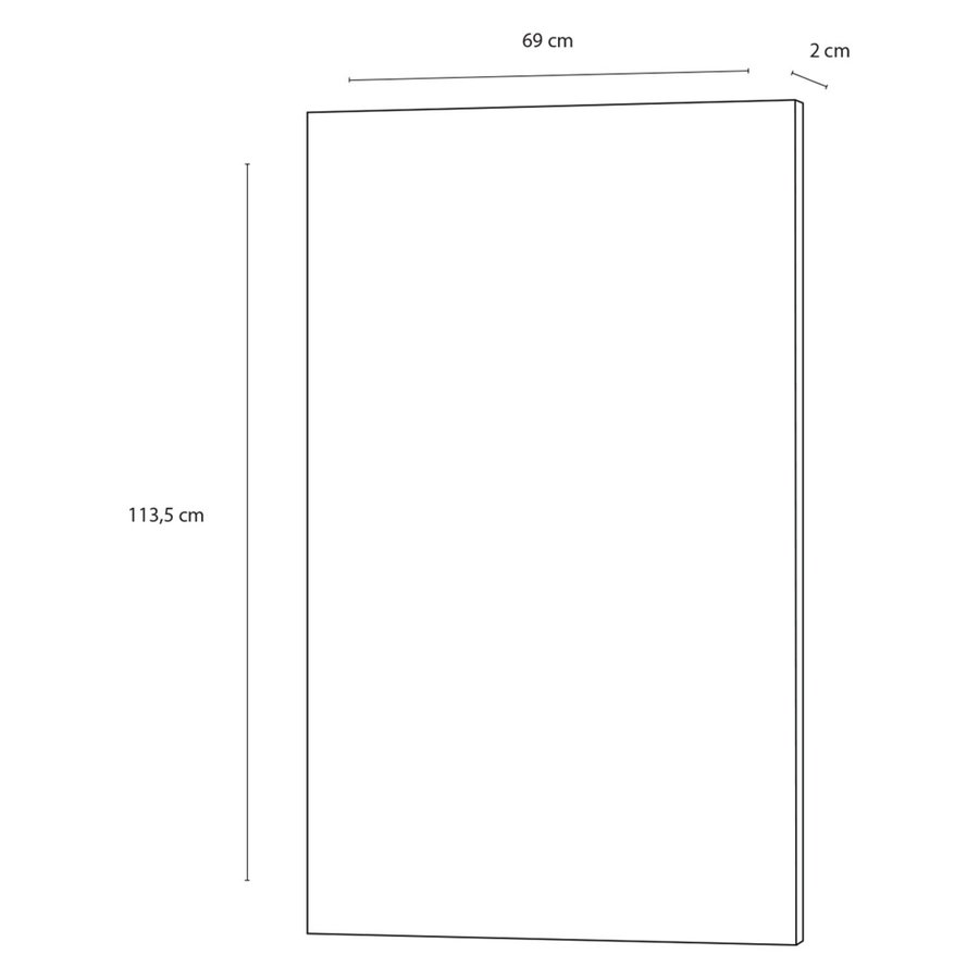 Badkamerspiegel Differnz Fabulous 69x113.5cm