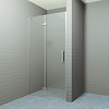 Nisdeur Boss & Wessing P&L Design Klapdeur 2-delig 90x200cm 8mm NANO coating RVS Look