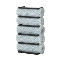 Handdoekrek Sealskin Carré 24x48x12cm Mat Zwart