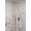 Inbouw Regendouche Set Brauer Brushed Edition Wanduitloop Ronde Hoofddouche 20 cm Met Handdouche 3 Standen RVS Look