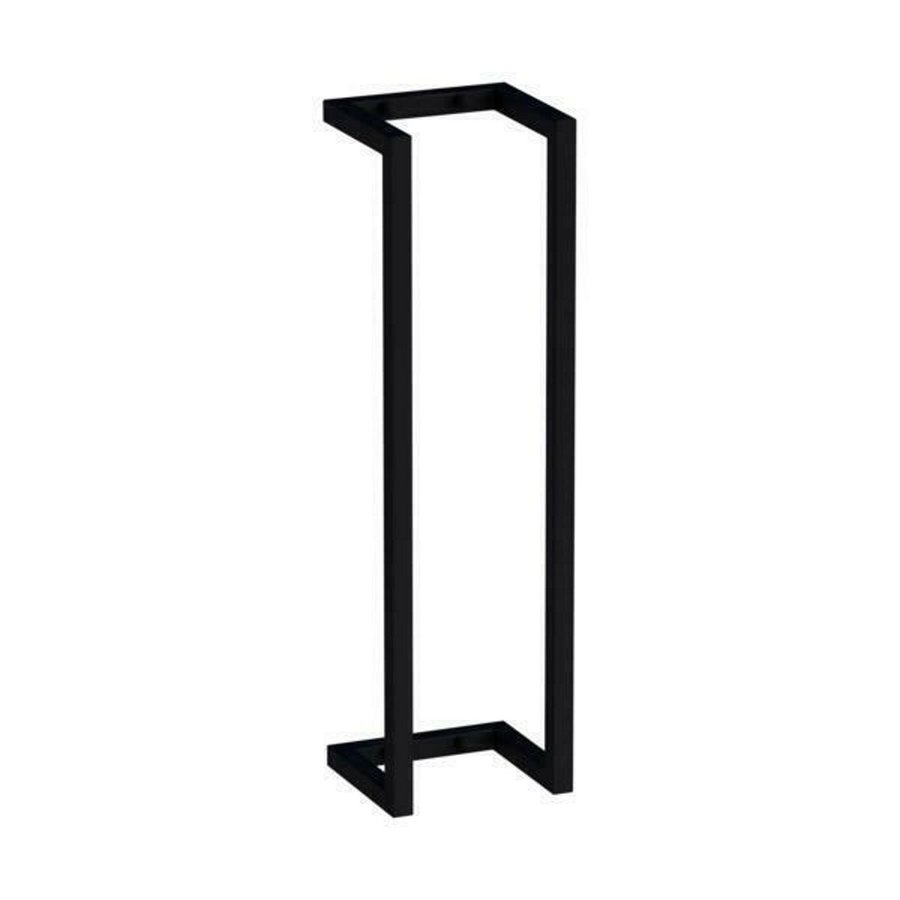 Handdoekenrek Sanilux 60x15x15cm Staal Mat Zwart
