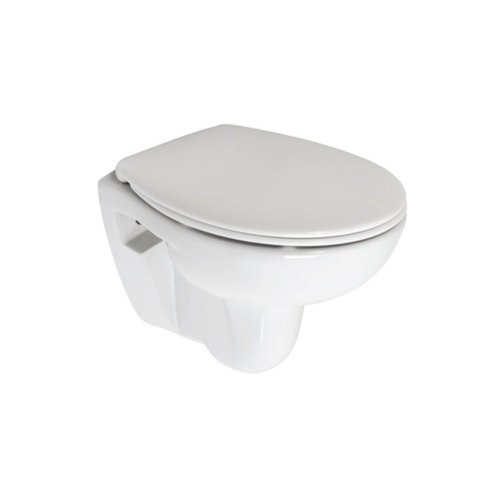 Plieger Wandtoiletpack Diepspoel met Soft close Toiletbril Met Deksel Wit 
