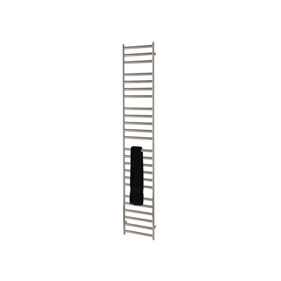 EH Design Radiator Athena 35x160 cm Geborsteld RVS Chroom