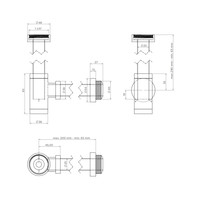 Design Fonteinsifon Clou Mini Suk tbv Fonteinen Mat Wit