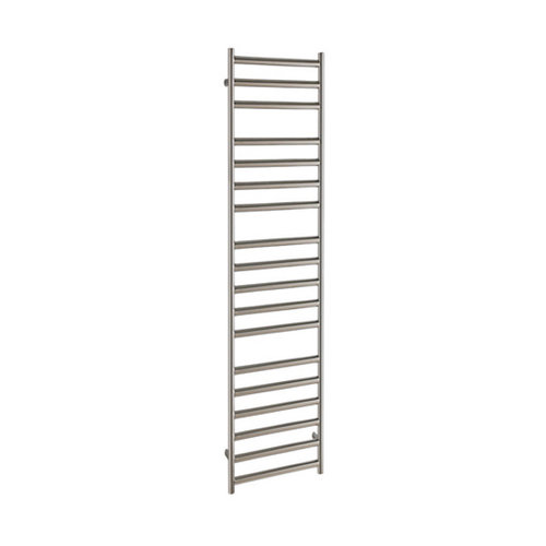 EH Design Radiator Athena Met Digitale Thermosstaat 50x140 cm Geborsteld RVS Chroom 