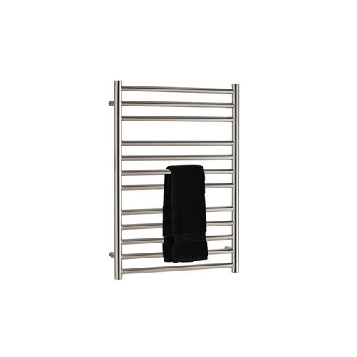 EH Design Radiator Athena Met Digitale Thermosstaat 60x120 cm Geborsteld RVS Chroom 