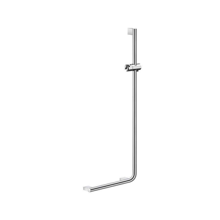 Smedbo Douche Glijstang En Greep Living L-vorm Rechts 53x110 cm Gepolijst Chroom