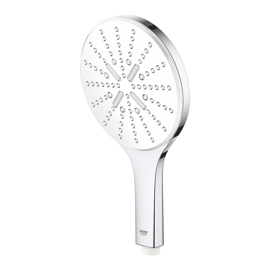 Handdouche Grohe Rainshower SmartActive 150 Rond 15cm Chroom/Wit