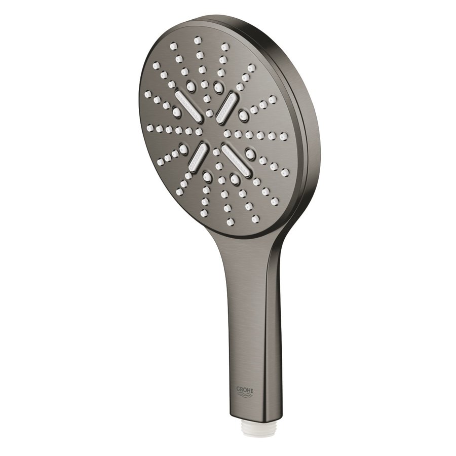 Handdouche Grohe Rainshower SmartActive 130 Rond 13cm Hard Graphite Geborsteld