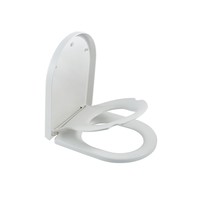 Toiletbril Aqua Splash Dubbele Zitting Familie Met Softcloset En Quick Release Wit