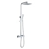 Aqua Splash Regendoucheset Aqua Splash Thermostatisch Square met Handdouche Chroom