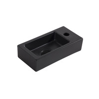 Fonteinset Aqua Splash Rinka 36x18x9 cm Rechts Quartz Messing Geborsteld Goud