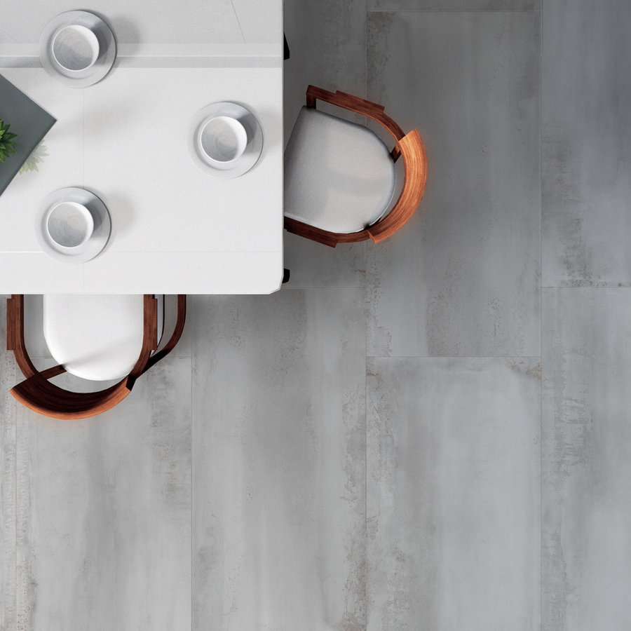 Vloertegel Energieker Oxidatio Titanium Grijs 60x60 cm (prijs per m2)