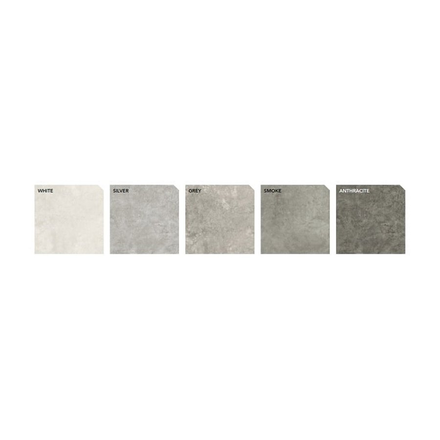 Vloer en Wandtegel Energieker Parker Silver 120x120 cm Beton Zilver (prijs per m2)