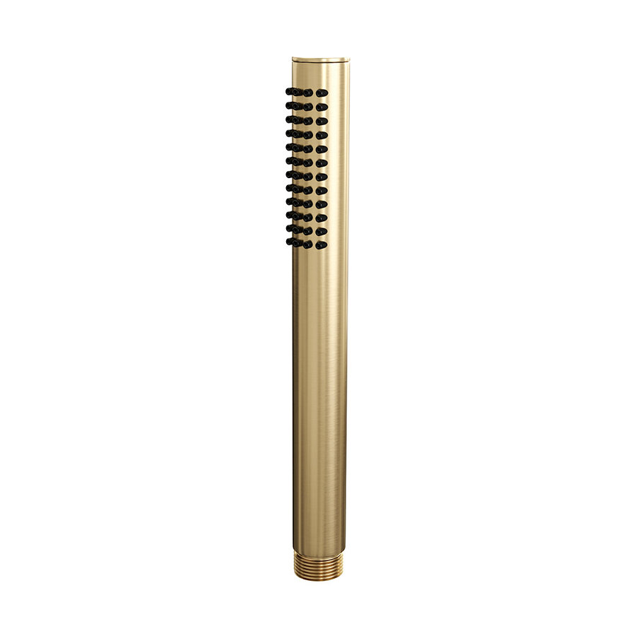 Badkraan Inbouw Set Brauer Gold Edition Thermostatisch met Badvulcombinatie en Staaf Handdouche Geborsteld Goud