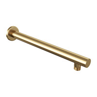 Regendoucheset Inbouw Brauer Gold Edition Thermostatisch 30cm met Wandarm en Handdouche Staaf Losse Stopkranen Geborsteld Goud