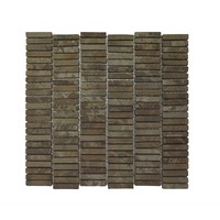 Mozaiek Parquet 1x4.8 30x30 cm Marmer Moccacino (Prijs per 0,99 M2)
