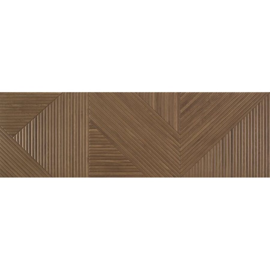 Wandtegel Colorker Tangram 31.6x100 cm Mat Coffee (prijs per m2)